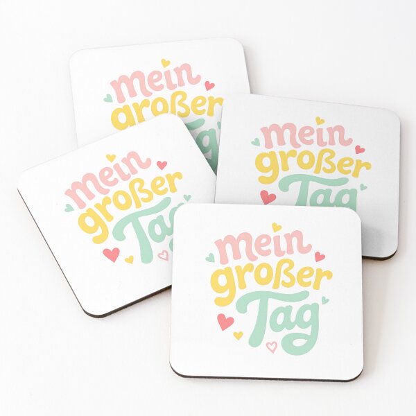 Item preview, Mein Großer Tag German Celebration Quote designed and sold by RGShirtWorks.