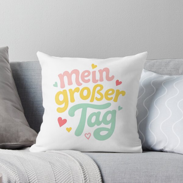 Item preview, Mein Großer Tag German Celebration Quote designed and sold by RGShirtWorks.