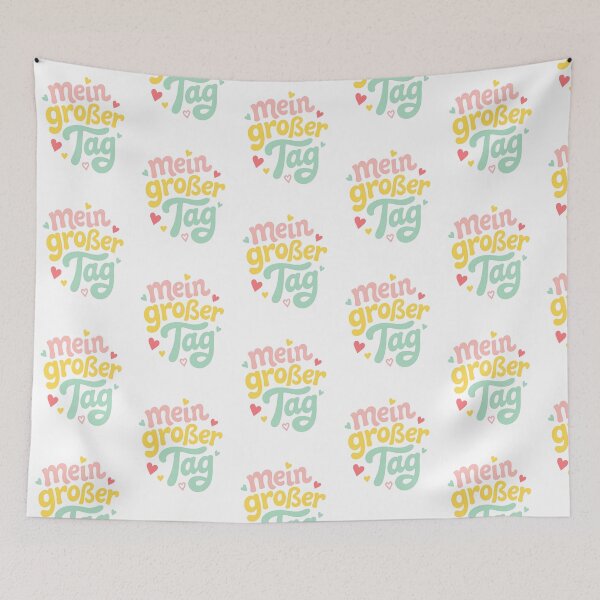 Item preview, Mein Großer Tag German Celebration Quote designed and sold by RGShirtWorks.