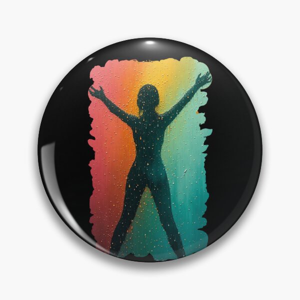 Item preview, Dancing in the Rain #1 | Vibrant Silhouette Art designed and sold by halibutgoatramb.