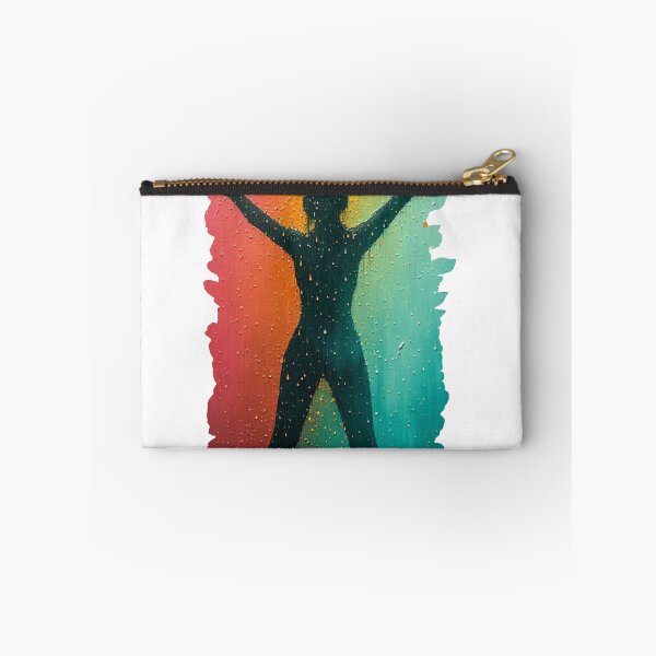 Item preview, Dancing in the Rain #1 | Vibrant Silhouette Art designed and sold by halibutgoatramb.