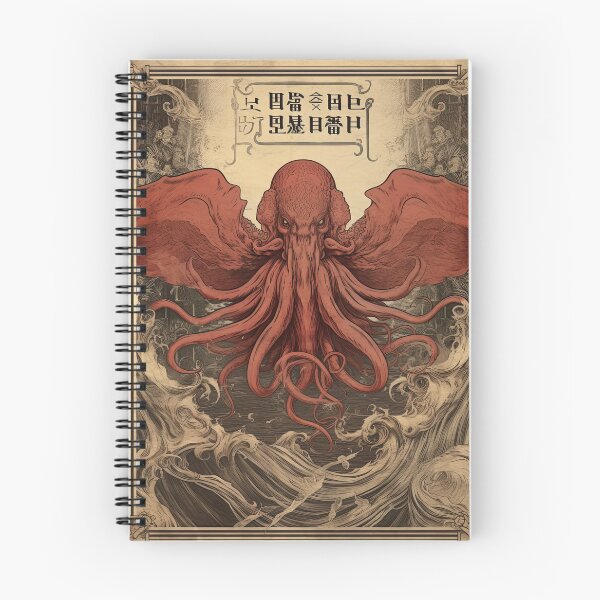 Item preview, Vintage Japanese Octopus Yokai Woodblock Art designed and sold by obstinator.