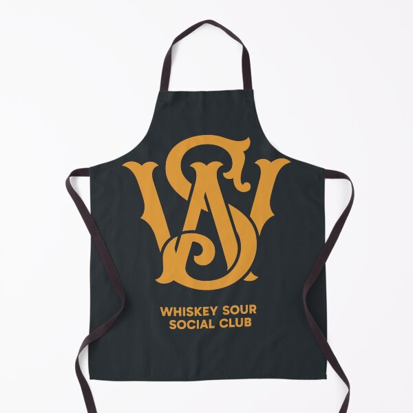 Item preview, Whiskey Sour Social Club Luxury Monogram Minimalist Cocktail Art designed and sold by Cozy-Old-Pub.