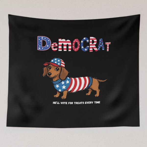 Item preview, My Dog is a Democrat, Funny Political, Sarcastic  T shirts for Everyone designed and sold by OlaZ12.