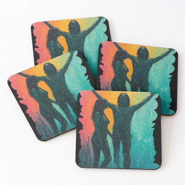 Item preview, Dancing in the Rain #2 | Vibrant Silhouette Connection designed and sold by halibutgoatramb.