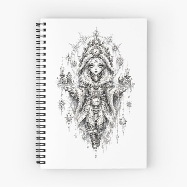 Item preview, Frost Engine Saint – Frozen Clockwork Saint of Winter designed and sold by ShadowSpriteArt.