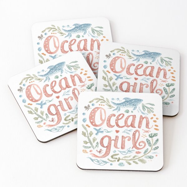 Item preview, Ocean Girl Lettering  designed and sold by PamLeeDesign.
