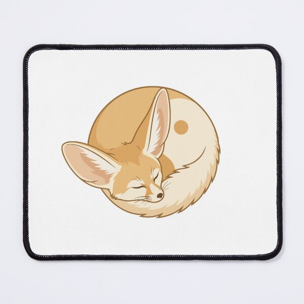 Item preview, Fennec Fox Zen Yin Yang Circle Art designed and sold by Arc2020.