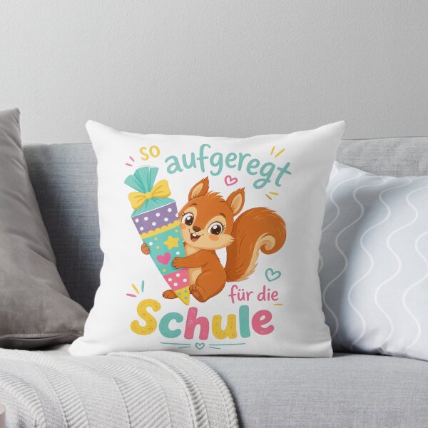 Artikelvorschau, Niedliche Eichhörnchen-Illustration zum Schulstart entworfen und verkauft von ML-Media.