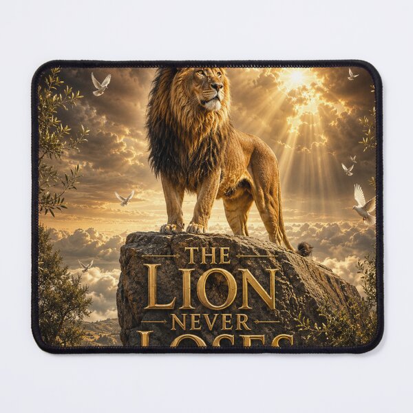Item preview, The Lion Never Loses | Lion of Judah Christian Fine Art designed and sold by Faith & Grace design .