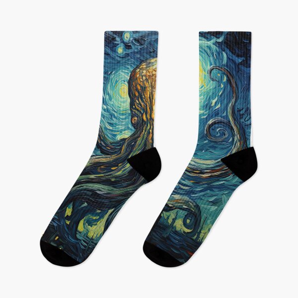 Item preview, Cosmic Cthulhu Starry Night Art designed and sold by obstinator.