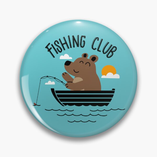 Item preview, Bear Fishing Club designed and sold by RetroChunky®.