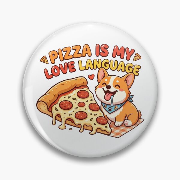 Item preview, Funny Corgi Pizza Is My Love Language Shirt, Cute Corgi Pizza Tee, Corgi Food Lover Gift designed and sold by Wearable Canvas...