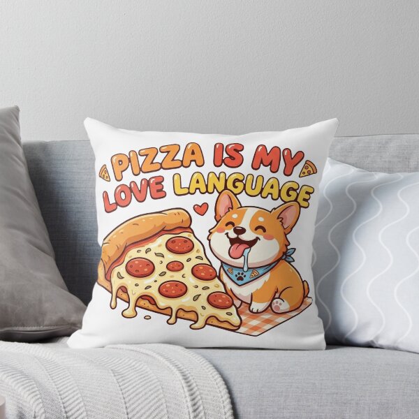 Item preview, Funny Corgi Pizza Is My Love Language Shirt, Cute Corgi Pizza Tee, Corgi Food Lover Gift designed and sold by Wearable Canvas...