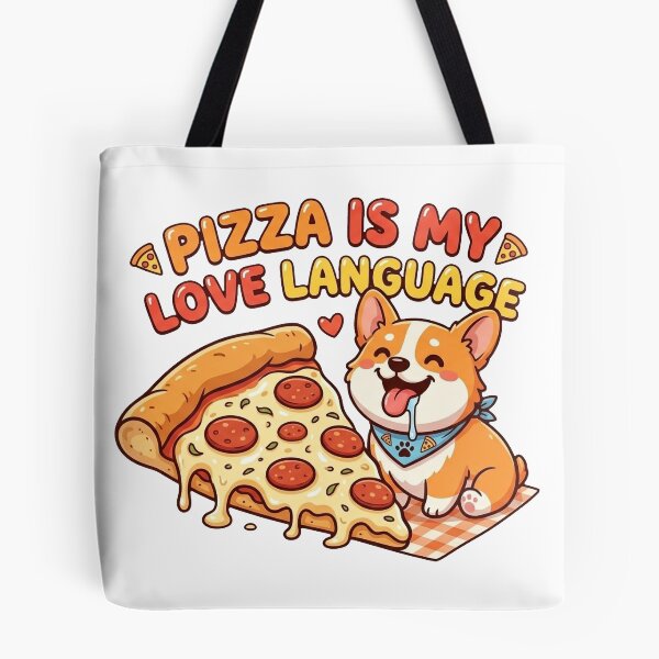 Item preview, Funny Corgi Pizza Is My Love Language Shirt, Cute Corgi Pizza Tee, Corgi Food Lover Gift designed and sold by Wearable Canvas...