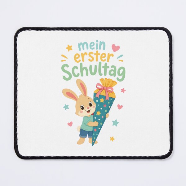 Item preview, Cute Bunny with School Cone for First Day of School designed and sold by RGShirtWorks.