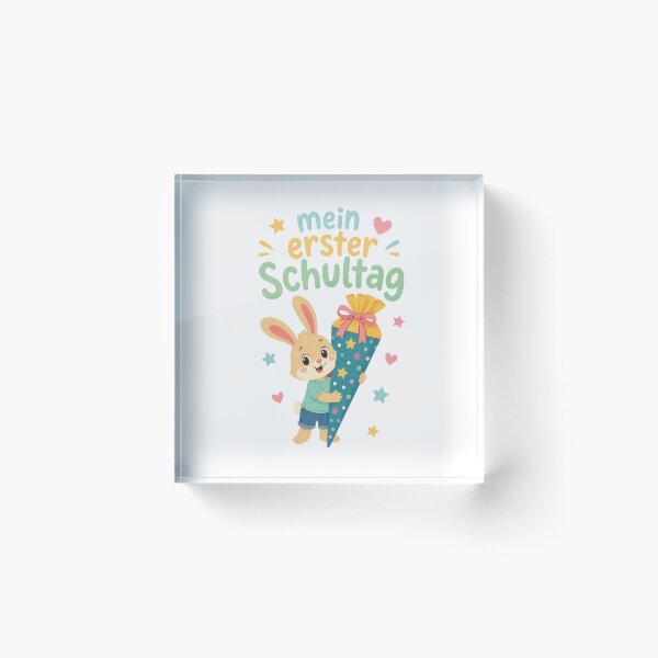Item preview, Cute Bunny with School Cone for First Day of School designed and sold by RGShirtWorks.