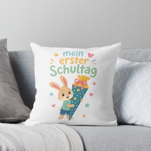 Item preview, Cute Bunny with School Cone for First Day of School designed and sold by RGShirtWorks.