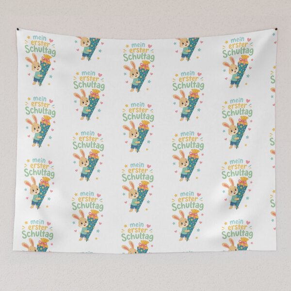 Item preview, Cute Bunny with School Cone for First Day of School designed and sold by RGShirtWorks.