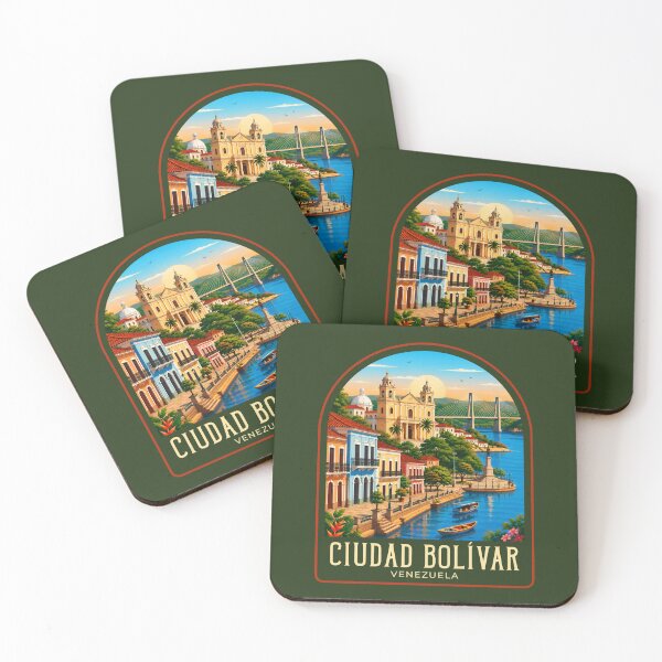 Item preview, Ciudad Bolívar Vintage Travel Illustration designed and sold by HomeLivingCo.