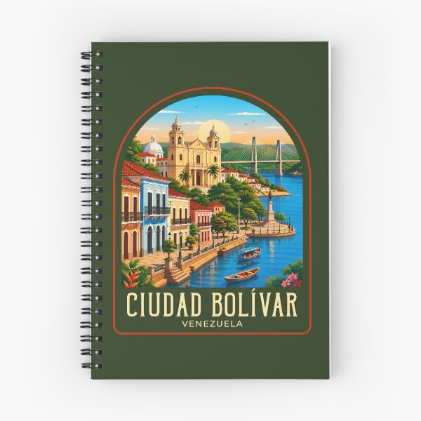 Item preview, Ciudad Bolívar Vintage Travel Illustration designed and sold by HomeLivingCo.