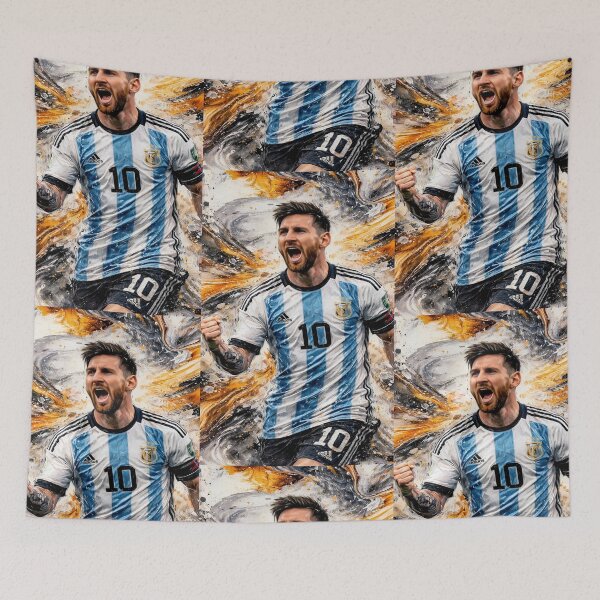 Item preview, Lionel Messi Greatest Of All Time G.O.A.T Argentina Football Star, Soccer Legend, World Cup designed and sold by Matt_Smith.