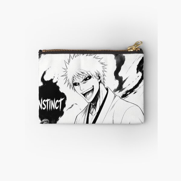 Item preview, Instinct Hollow Samurai Manga Panel Black White Wild Swordsman Art Print designed and sold by MugenAnime.