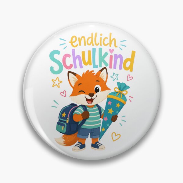 Item preview, Cute Fox Starting School Illustration designed and sold by RGShirtWorks.