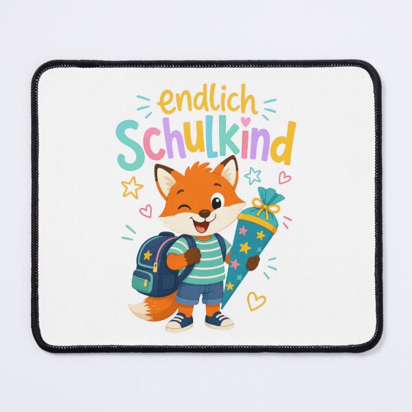 Item preview, Cute Fox Starting School Illustration designed and sold by RGShirtWorks.