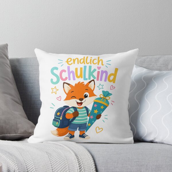Item preview, Cute Fox Starting School Illustration designed and sold by RGShirtWorks.