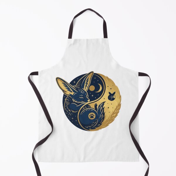 Item preview, Celestial Fennec Fox Starry Yin Yang Moon designed and sold by Arc2020.