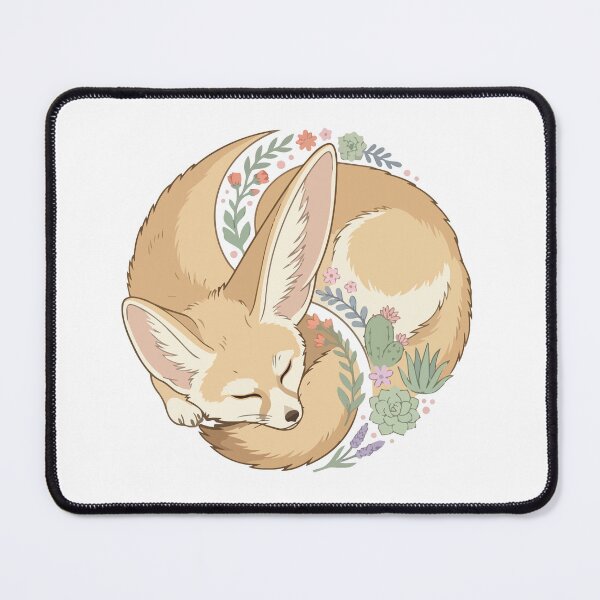 Item preview, Botanical Fennec Fox Desert Succulent Circle designed and sold by Arc2020.