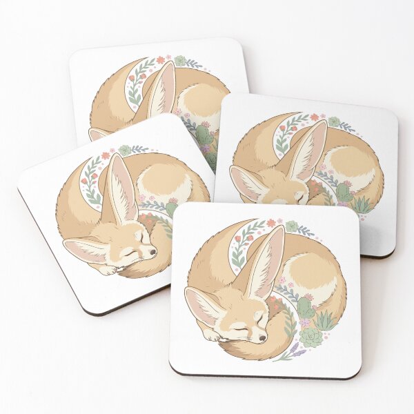 Item preview, Botanical Fennec Fox Desert Succulent Circle designed and sold by Arc2020.