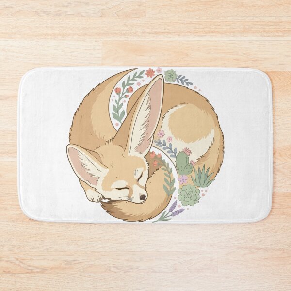 Item preview, Botanical Fennec Fox Desert Succulent Circle designed and sold by Arc2020.