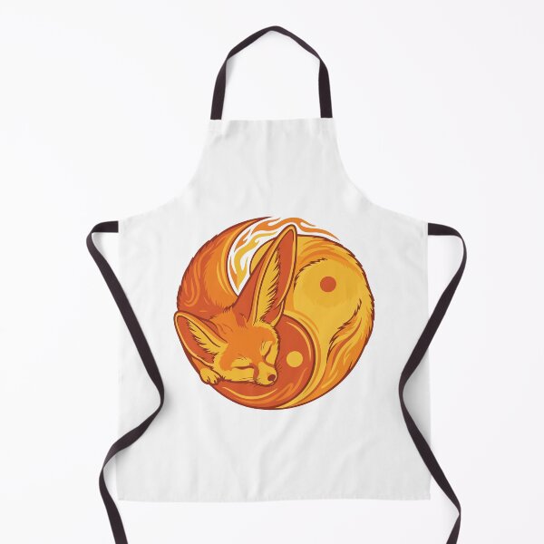 Item preview, Elemental Sun Fennec Fox Yin Yang Emblem designed and sold by Arc2020.