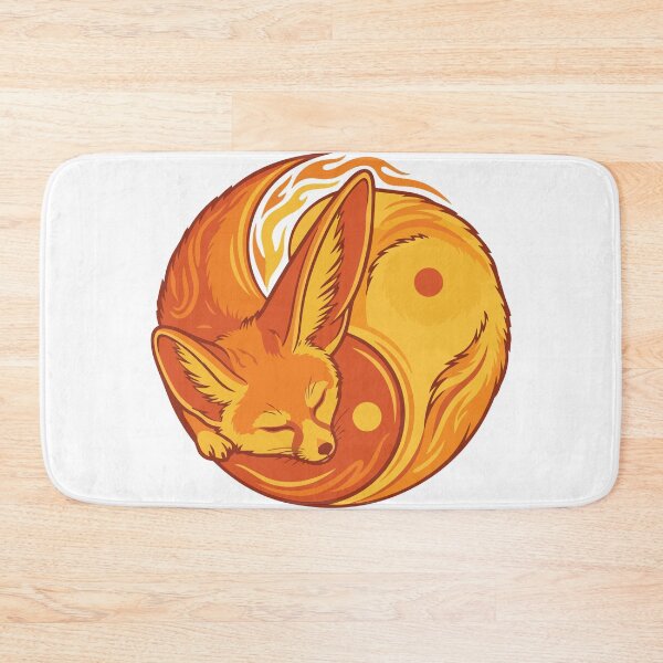 Item preview, Elemental Sun Fennec Fox Yin Yang Emblem designed and sold by Arc2020.