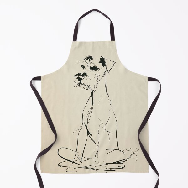 Item preview, Minimalist schnauzer in yoga position sketch designed and sold by lautir.