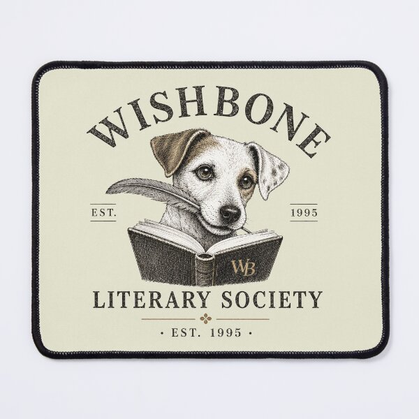 Item preview, Wishbone Dog, Vintage Literary Society designed and sold by OndaLifeCo.