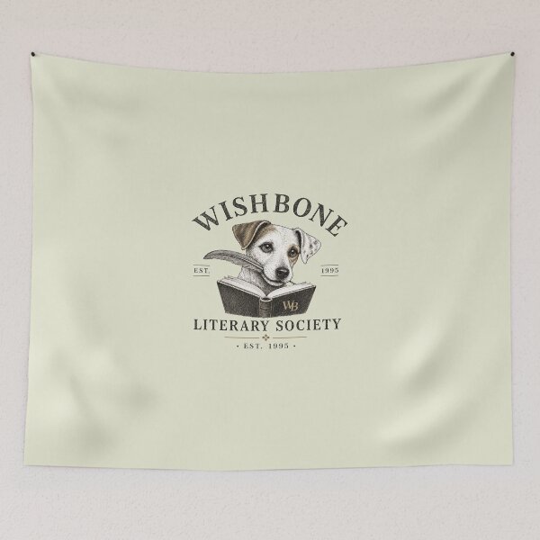 Item preview, Wishbone Dog, Vintage Literary Society designed and sold by OndaLifeCo.