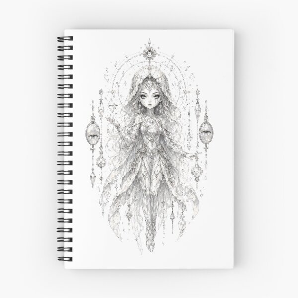 Item preview, Glass Oracle – Crystalpunk Alchemist of Shattered Light designed and sold by ShadowSpriteArt.