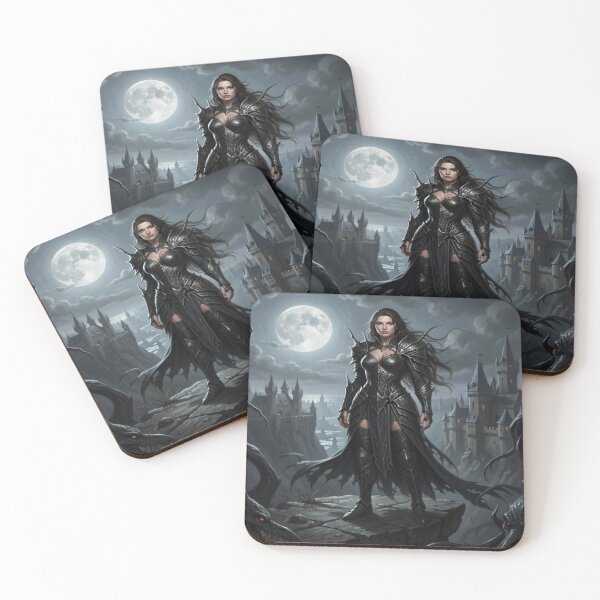 Item preview, Moonlit Dark Fantasy – Warrior Power & Gothic Mood designed and sold by FotoworldEdel.