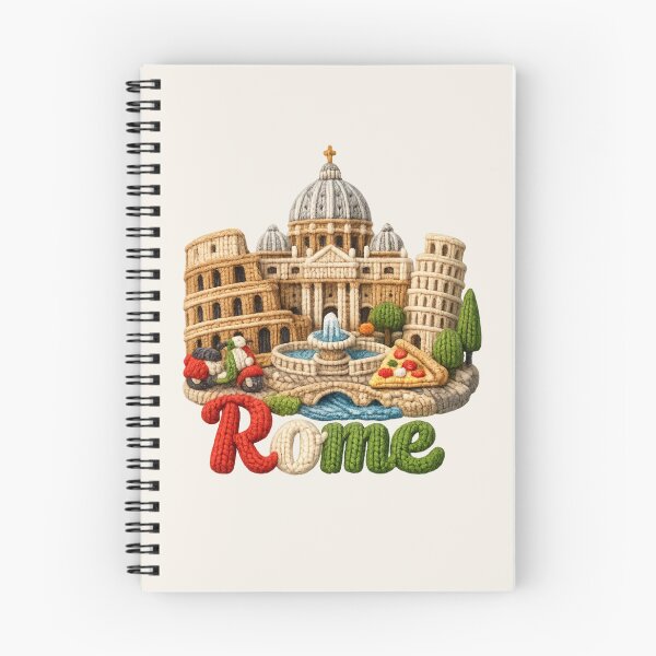 Item preview, Cute Knitted Rome Landmark | Handmade Yarn City Travel Souvenir designed and sold by Moons Studio.