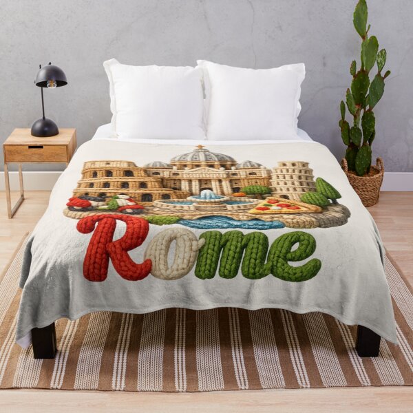 Item preview, Cute Knitted Rome Landmark | Handmade Yarn City Travel Souvenir designed and sold by Moons Studio.