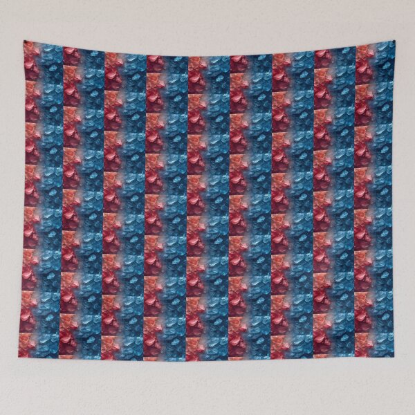 Item preview, Crystal Texture Pink Blue Artwork  designed and sold by NivyasArtistry.