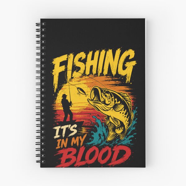 Item preview, Fishing Its In My Blood Fisherman Angler Hobby Outdoors designed and sold by SkeletonsDanger.
