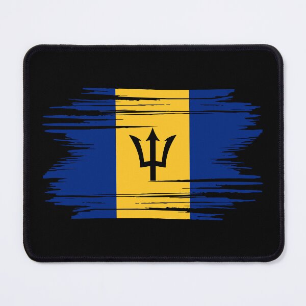 Item preview, Distressed Barbados Flag BB designed and sold by shitpostee.