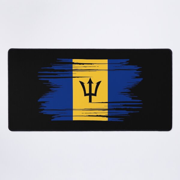 Item preview, Distressed Barbados Flag BB designed and sold by shitpostee.