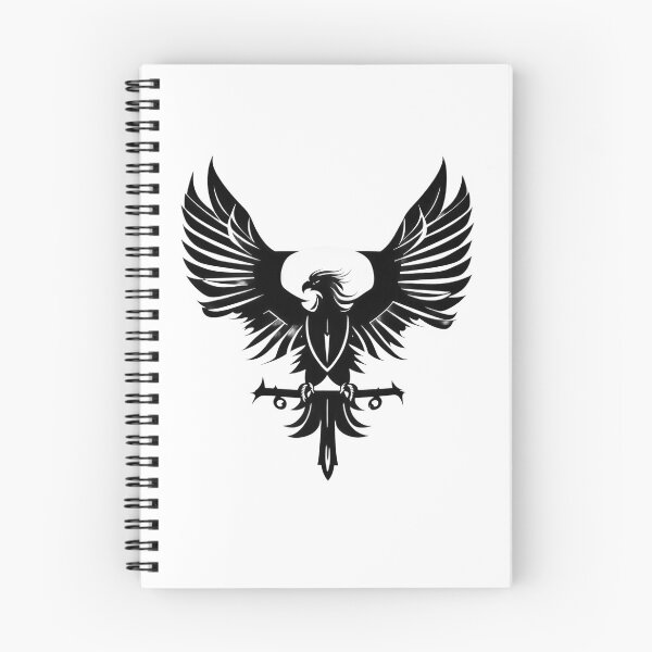 Item preview, Majestic Griffin Eagle Emblem – Monochrome Heraldic Winged Vector designed and sold by Artisan Finds Online.