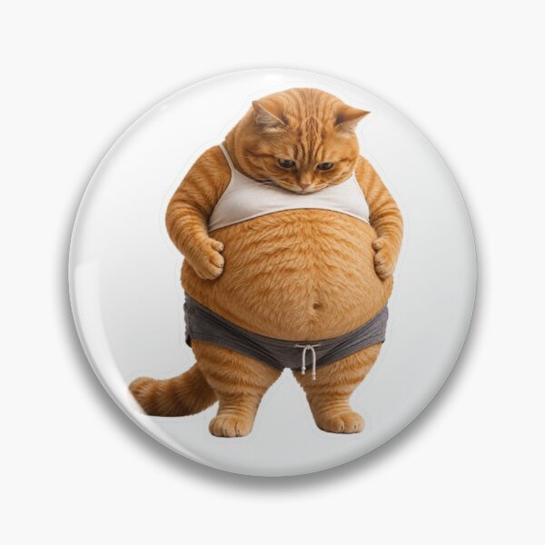 Item preview, Cute Chubby Ginger Cat designed and sold by Snurly.