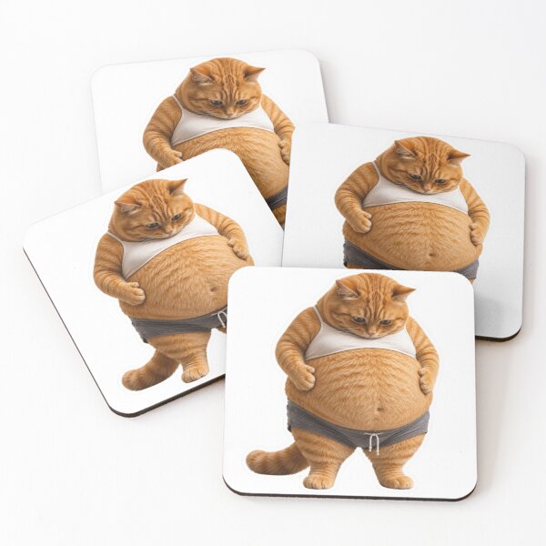 Item preview, Cute Chubby Ginger Cat designed and sold by Snurly.